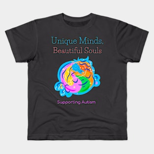 Unique Minds, Beautiful Souls: Supporting Autism Kids T-Shirt